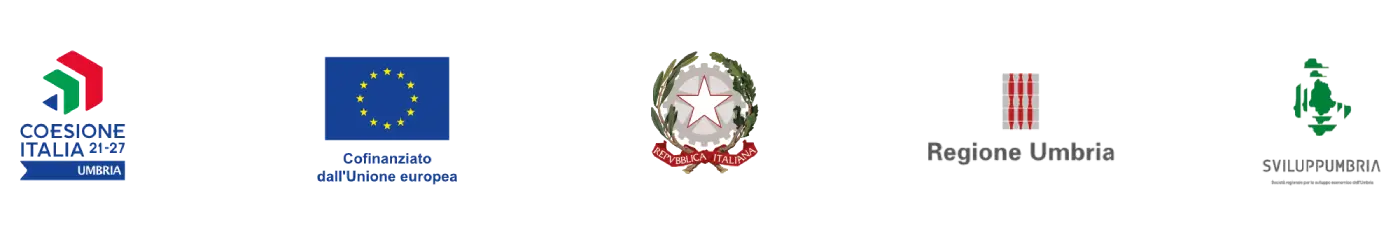 Stringa loghi Coesione Umbria